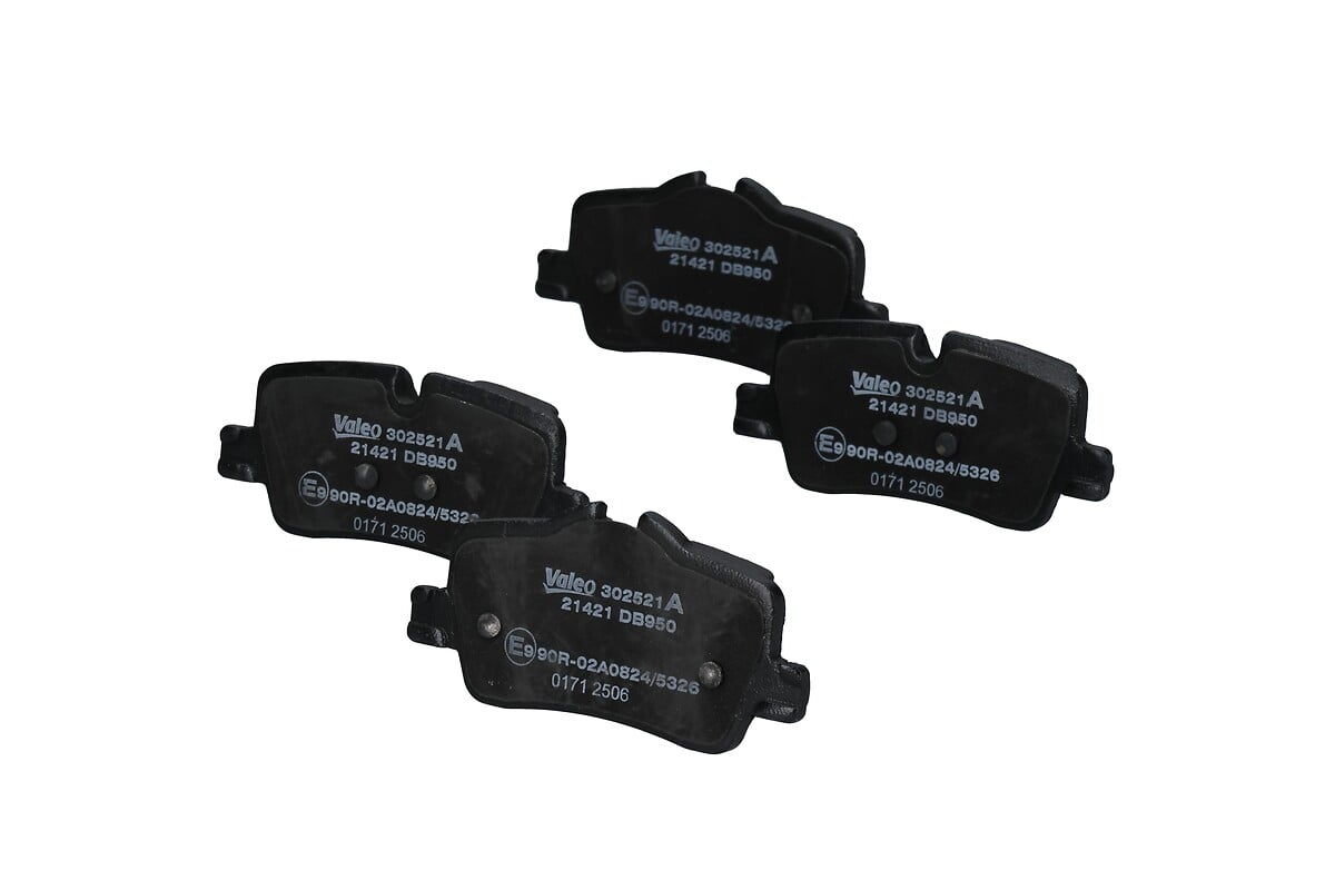Jeu de 4 plaquettes de frein VALEO ref. 302521A